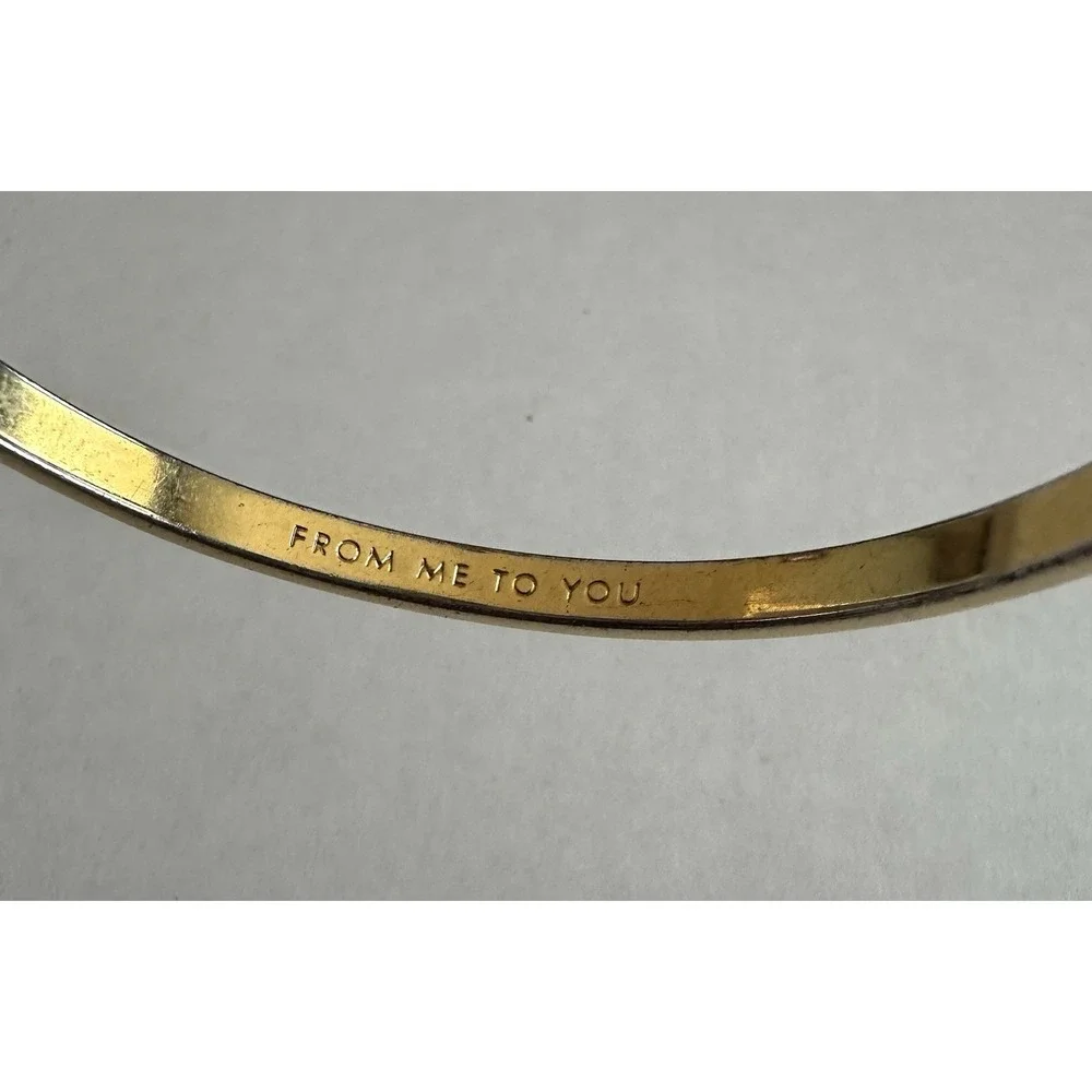 Kate Spade New York Bracelet Bangle Pink Gold "From Me To You" - Picture 16 of 16